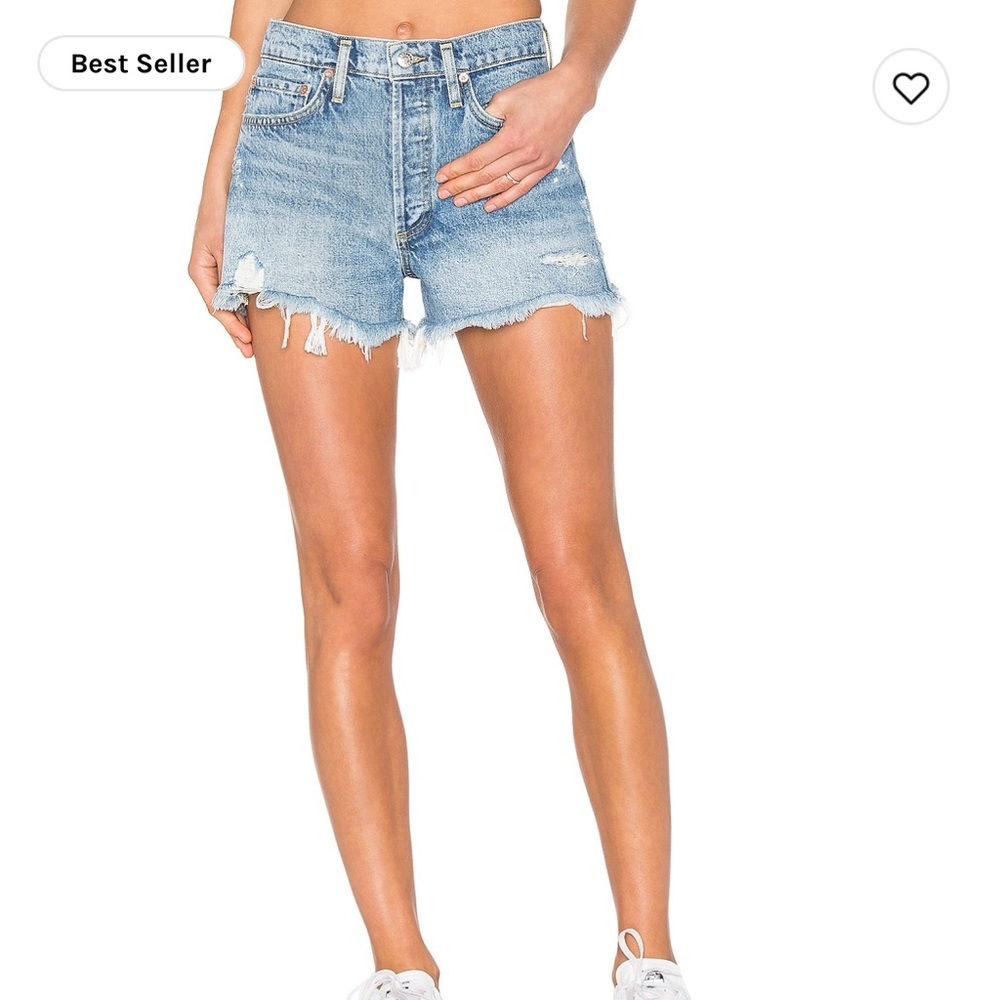 AGOLDE Parker Vintage Cut- Off Jean Short